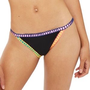 BNWT TopShop Crochet Ribbon Trim Bikini Bottom 14